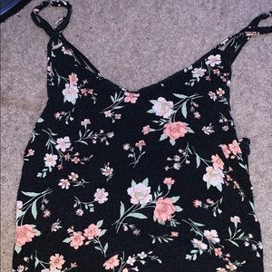 Flower crop top